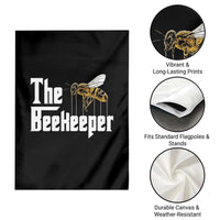 The Beekeeper Garden Flag Funny Keeping Apiary Beekeeping Gift