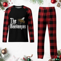 The Beekeeper Plaid Pajama Set Funny Keeping Apiary Beekeeping Gift