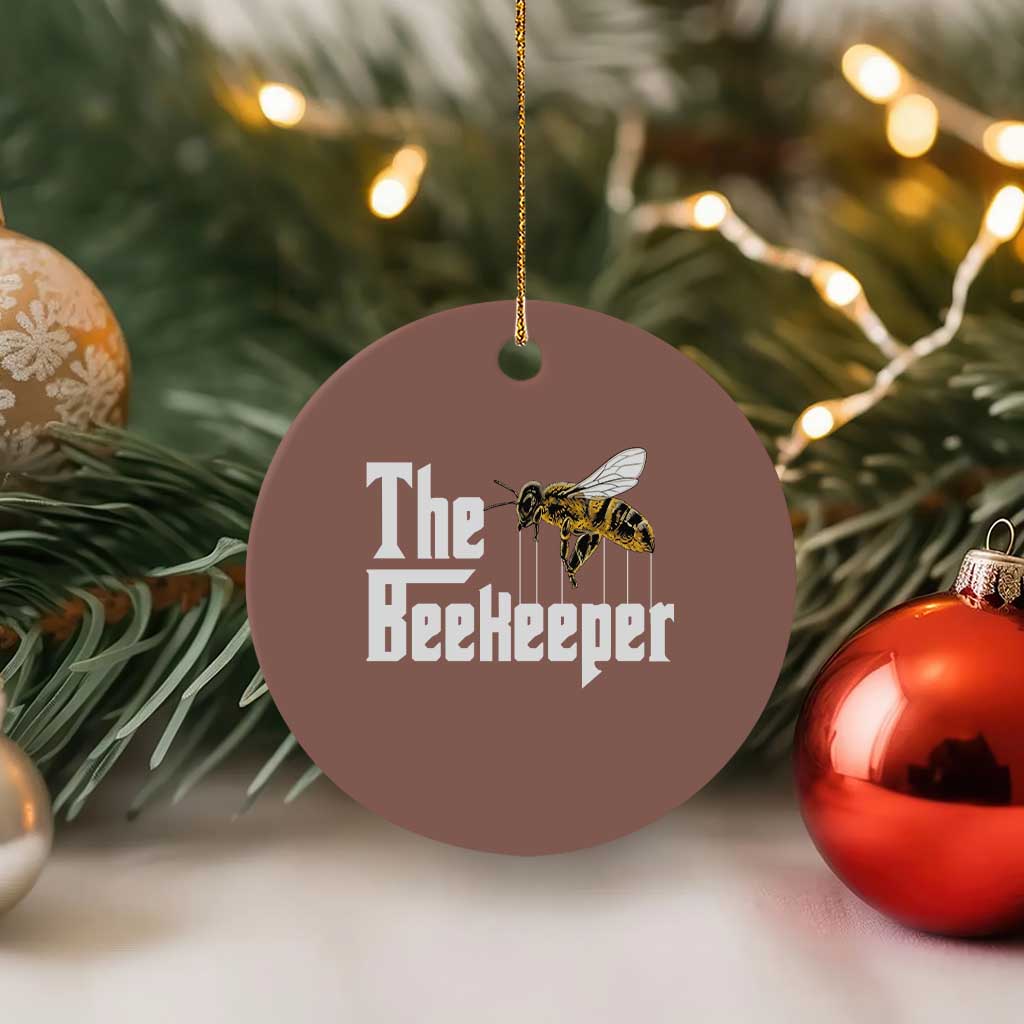 The Beekeeper Ceramic Ornament Funny Keeping Apiary Beekeeping Gift