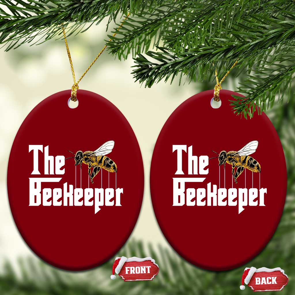 The Beekeeper Ceramic Ornament Funny Keeping Apiary Beekeeping Gift