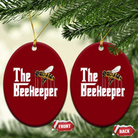 The Beekeeper Ceramic Ornament Funny Keeping Apiary Beekeeping Gift