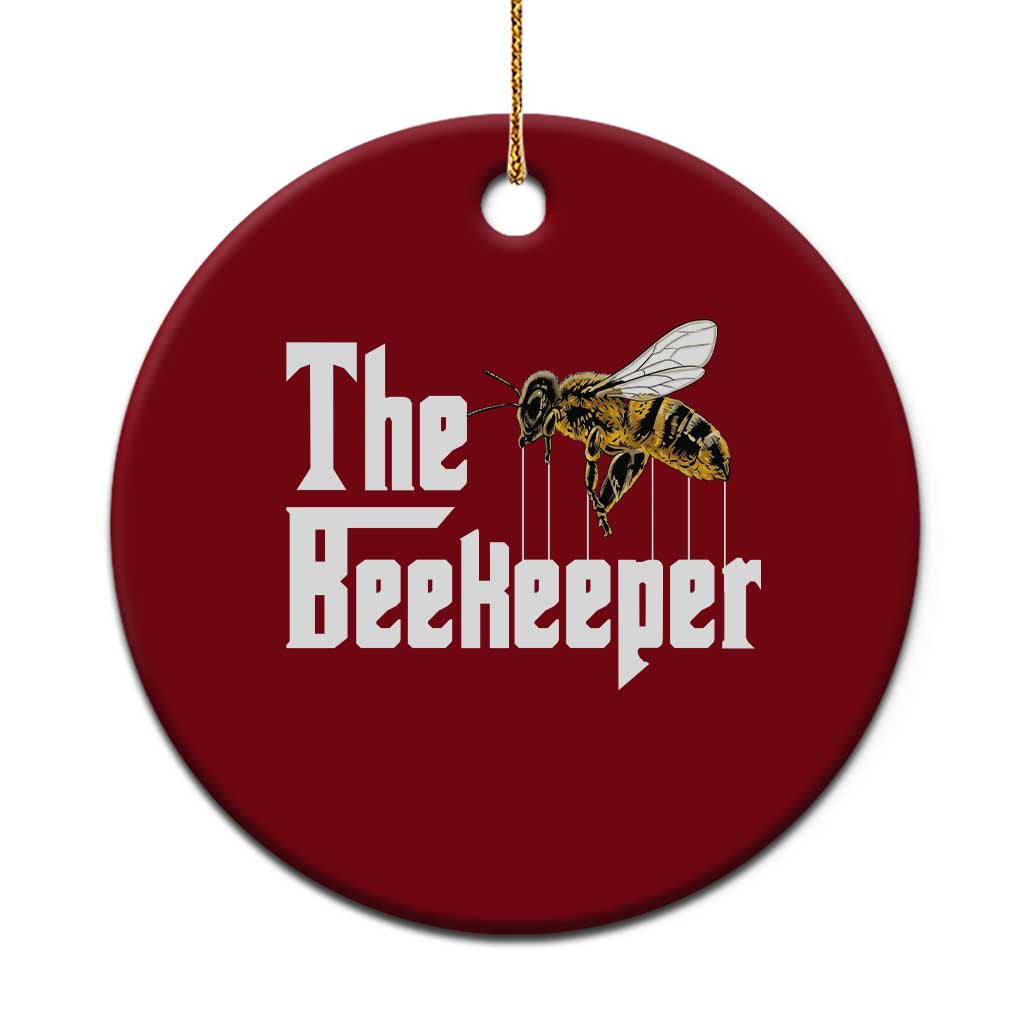 The Beekeeper Ceramic Ornament Funny Keeping Apiary Beekeeping Gift
