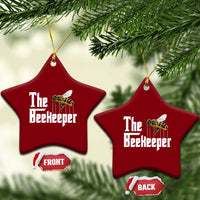 The Beekeeper Ceramic Ornament Funny Keeping Apiary Beekeeping Gift