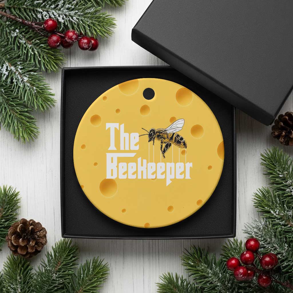 The Beekeeper Ceramic Ornament Funny Keeping Apiary Beekeeping Gift