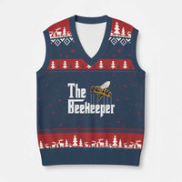 The Beekeeper V-Neck Knit Sweater Vest Funny Keeping Apiary Beekeeping Gift