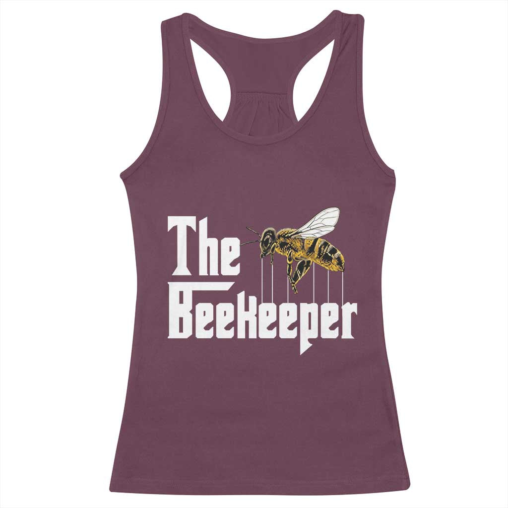 The Beekeeper Racerback Tank Top Funny Keeping Apiary Beekeeping Gift