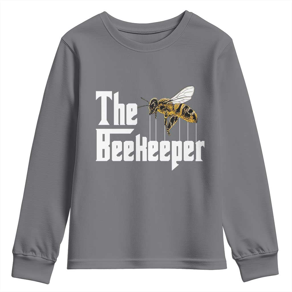 The Beekeeper Youth Sweatshirt Funny Keeping Apiary Beekeeping Gift