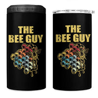 Funny Beekeeper 4 in 1 Can Cooler Tumbler The Bee Guy Insect Animal Lover