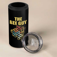Funny Beekeeper 4 in 1 Can Cooler Tumbler The Bee Guy Insect Animal Lover