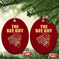 Funny Beekeeper Ceramic Ornament The Bee Guy Insect Animal Lover