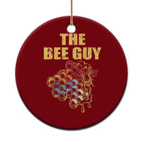 Funny Beekeeper Ceramic Ornament The Bee Guy Insect Animal Lover