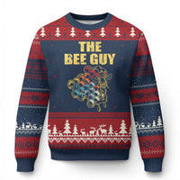 Funny Beekeeper Ugly Christmas Sweater The Bee Guy Insect Animal Lover