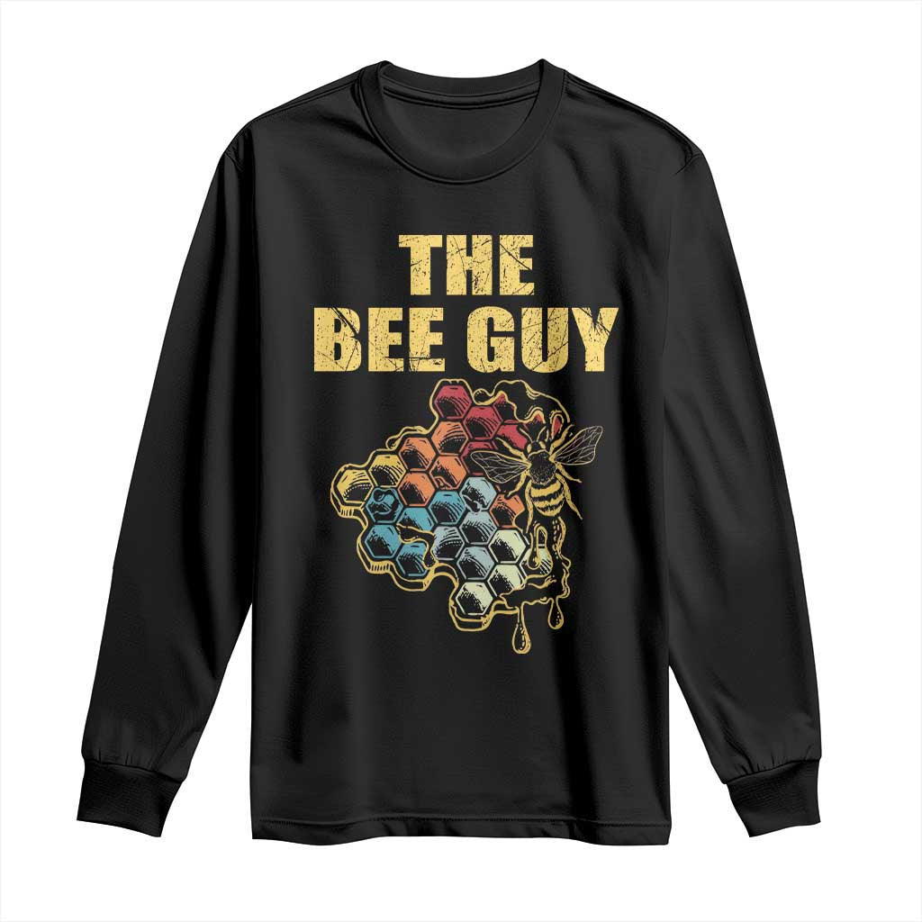 Funny Beekeeper Long Sleeve Shirt The Bee Guy Insect Animal Lover
