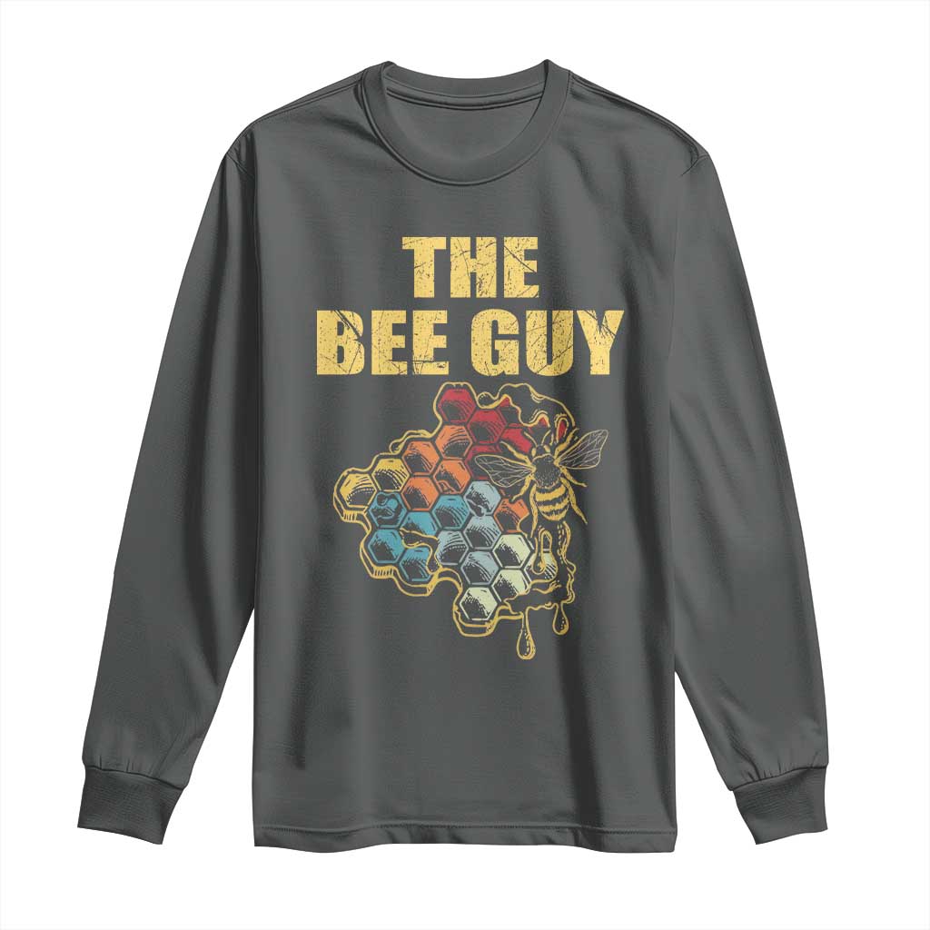 Funny Beekeeper Long Sleeve Shirt The Bee Guy Insect Animal Lover
