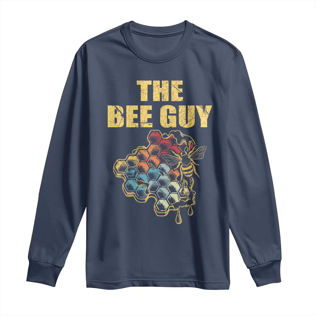 Funny Beekeeper Long Sleeve Shirt The Bee Guy Insect Animal Lover