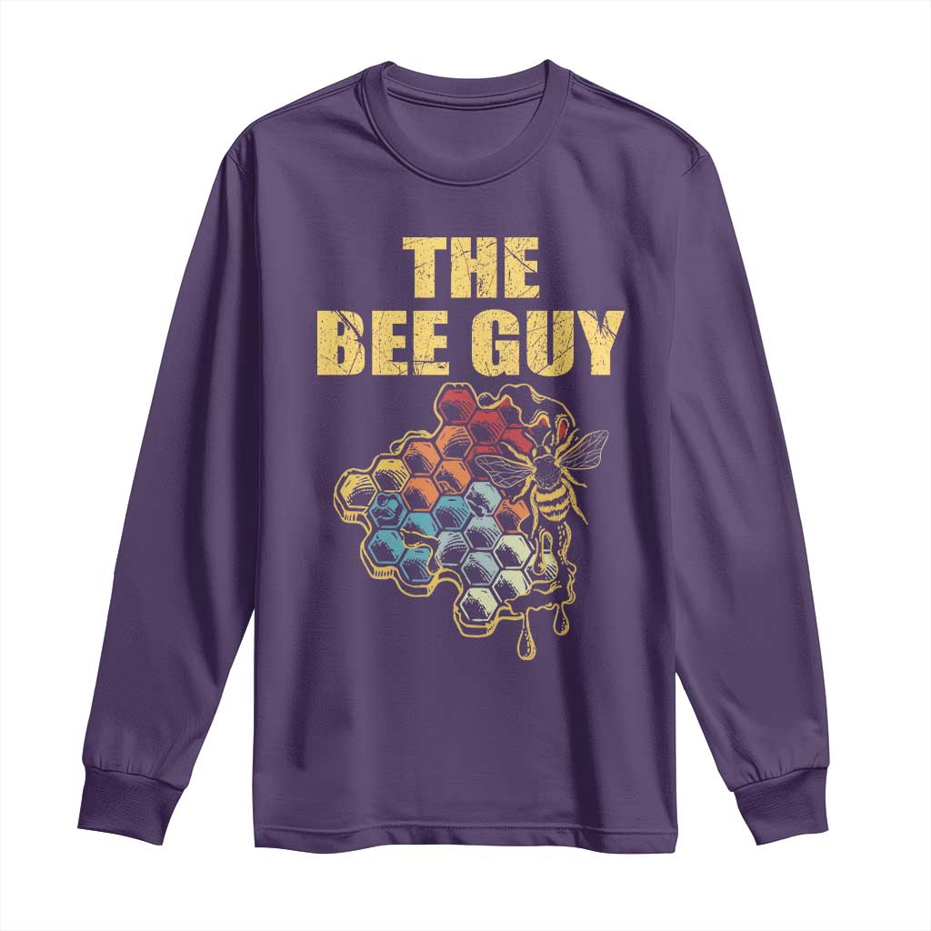 Funny Beekeeper Long Sleeve Shirt The Bee Guy Insect Animal Lover