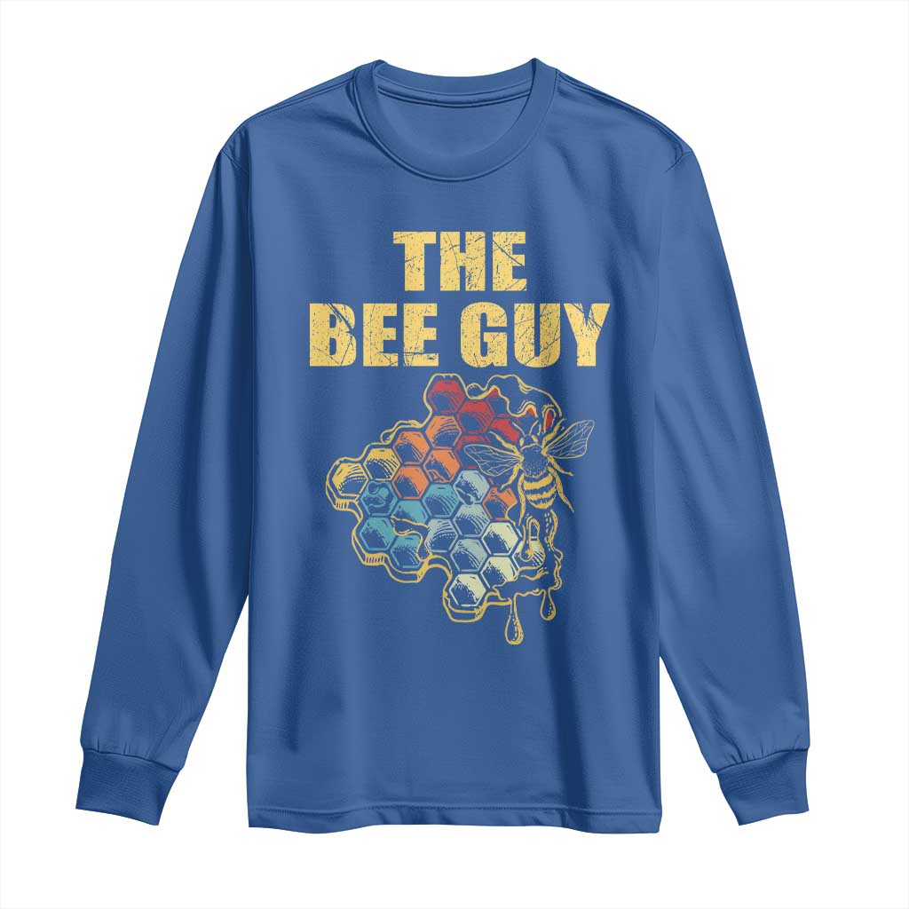 Funny Beekeeper Long Sleeve Shirt The Bee Guy Insect Animal Lover