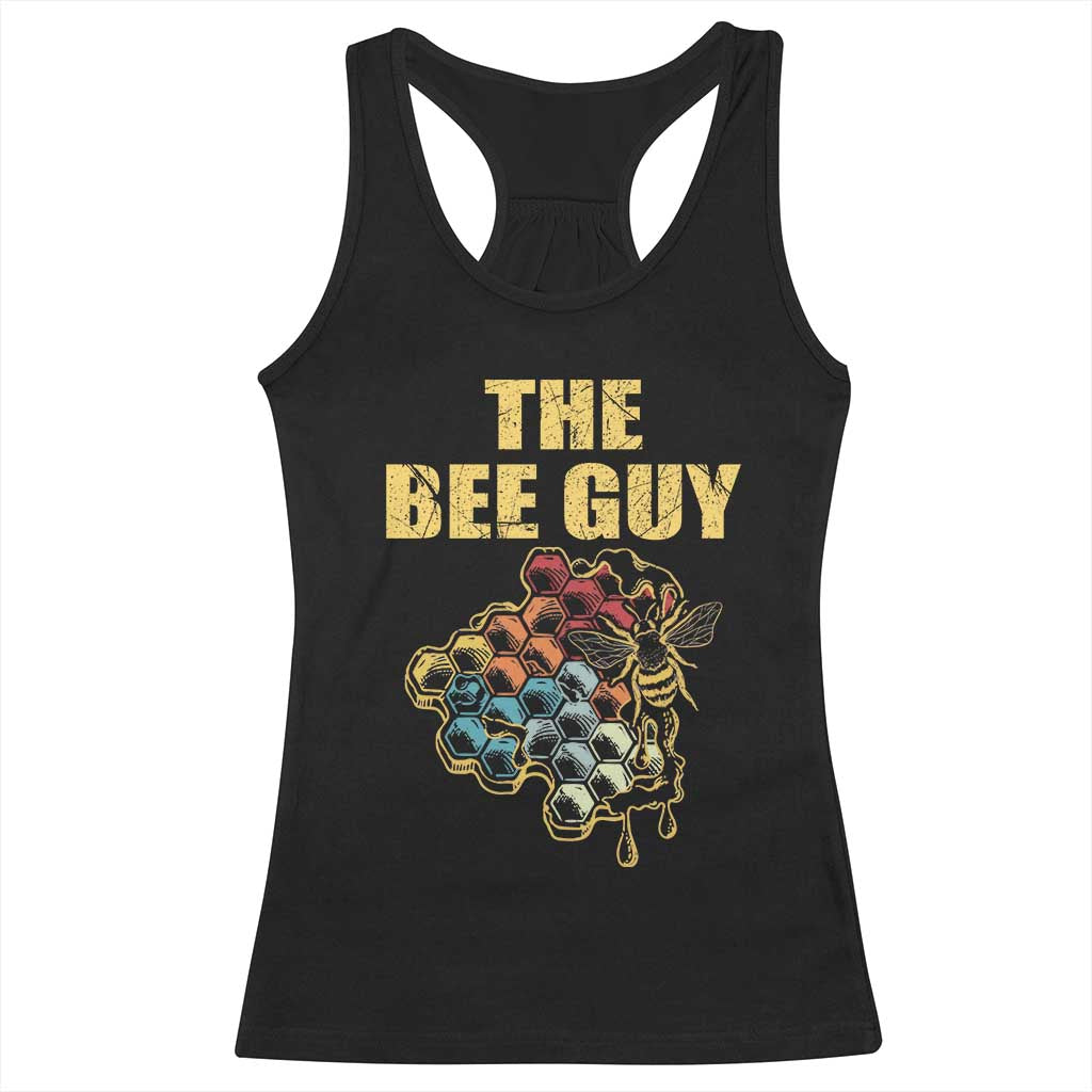 Funny Beekeeper Racerback Tank Top The Bee Guy Insect Animal Lover