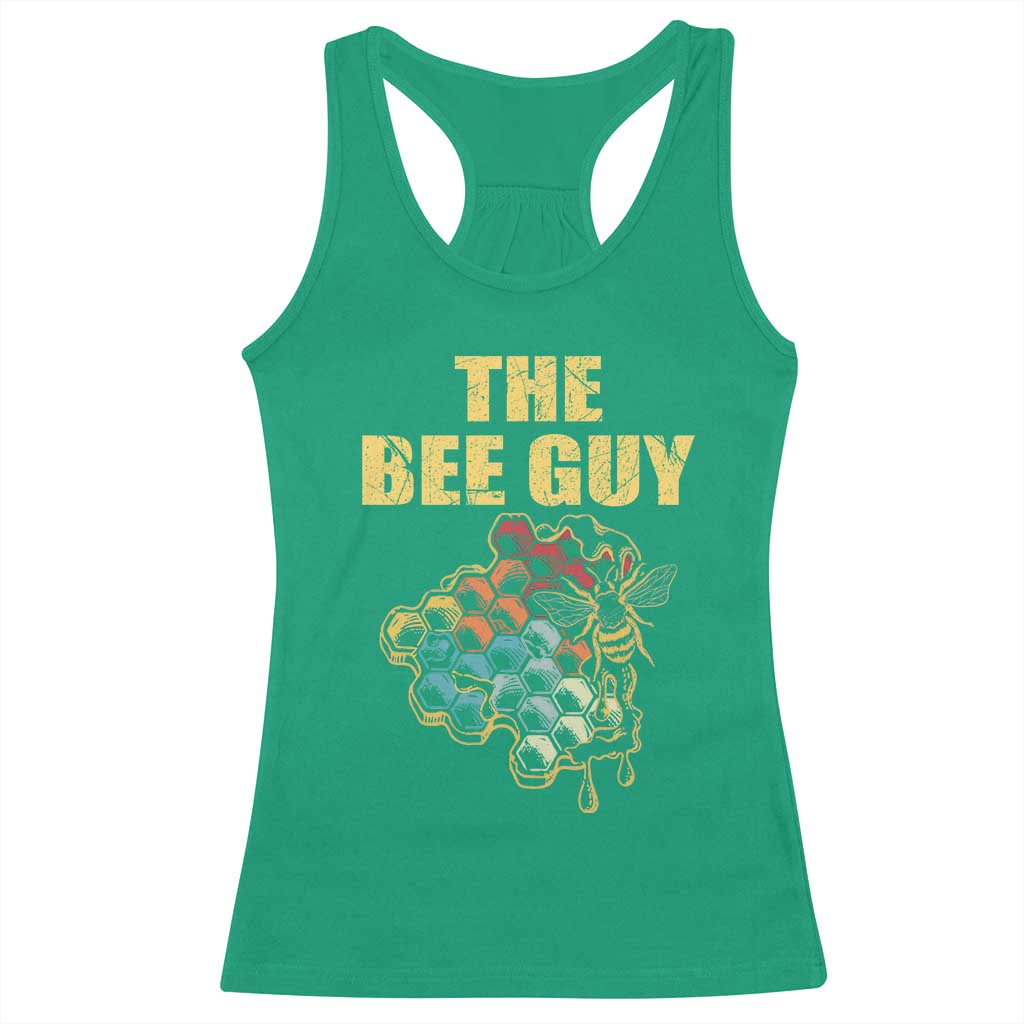 Funny Beekeeper Racerback Tank Top The Bee Guy Insect Animal Lover