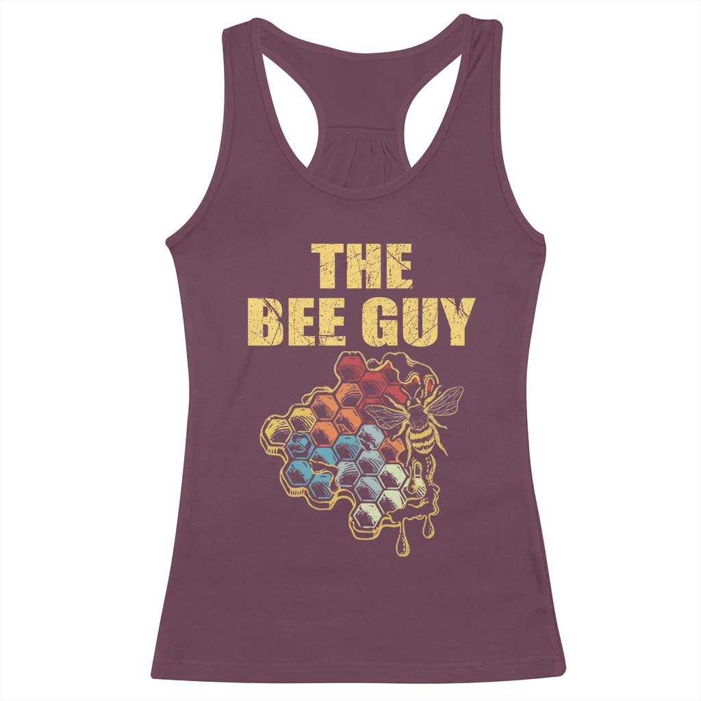 Funny Beekeeper Racerback Tank Top The Bee Guy Insect Animal Lover