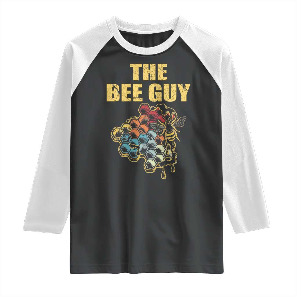 Funny Beekeeper Raglan Shirt The Bee Guy Insect Animal Lover
