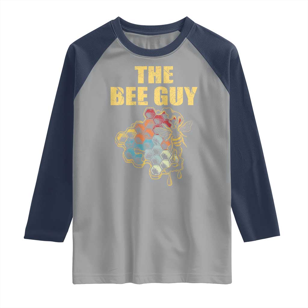Funny Beekeeper Raglan Shirt The Bee Guy Insect Animal Lover