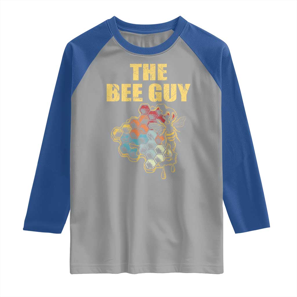 Funny Beekeeper Raglan Shirt The Bee Guy Insect Animal Lover