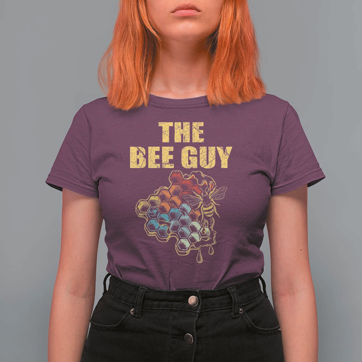 Funny Beekeeper T Shirt For Women The Bee Guy Insect Animal Lover