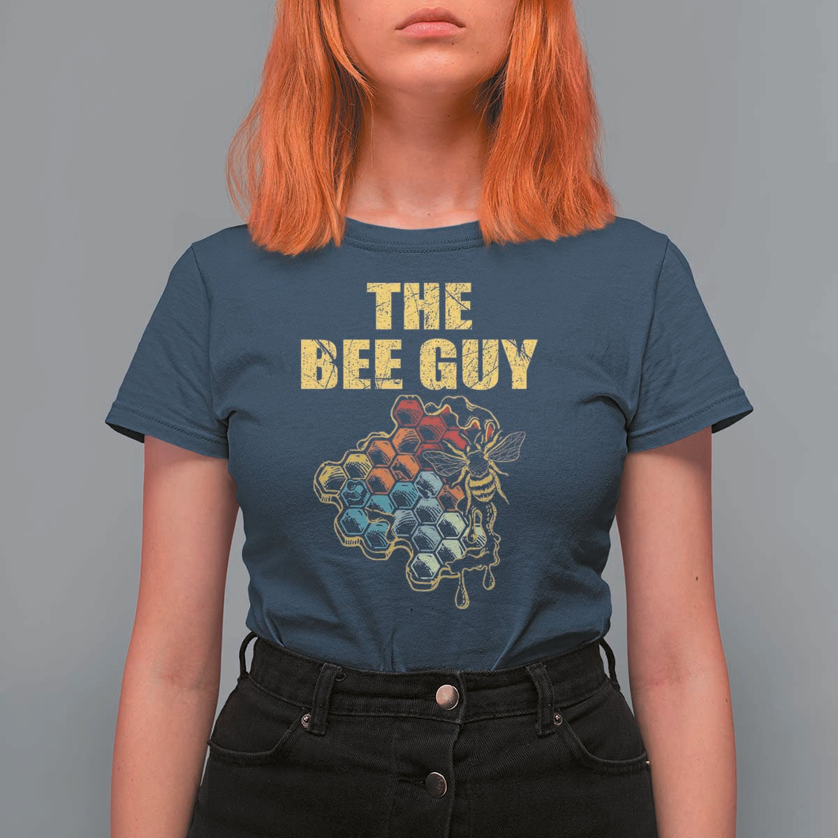 Funny Beekeeper T Shirt For Women The Bee Guy Insect Animal Lover