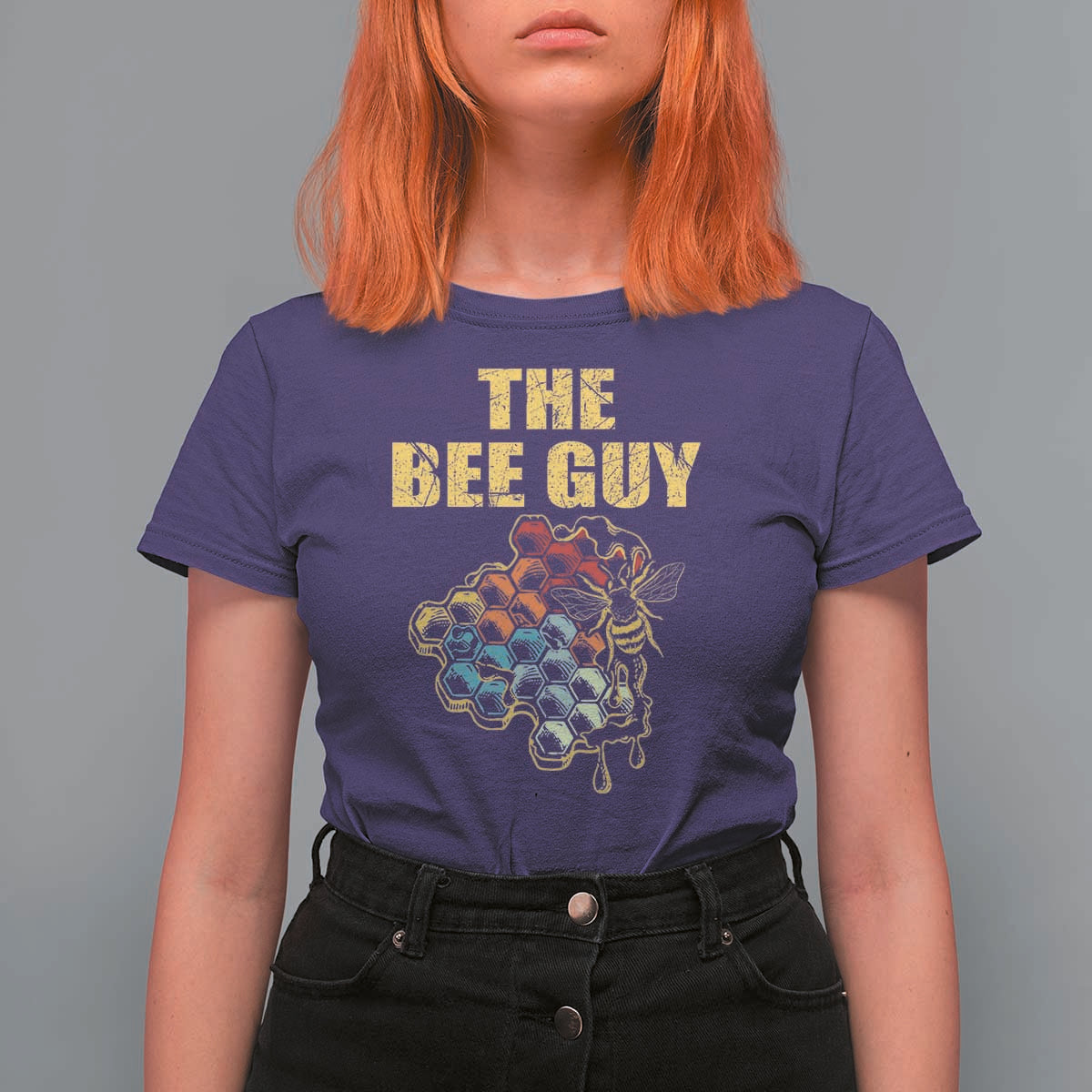 Funny Beekeeper T Shirt For Women The Bee Guy Insect Animal Lover
