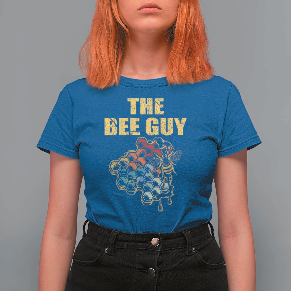 Funny Beekeeper T Shirt For Women The Bee Guy Insect Animal Lover