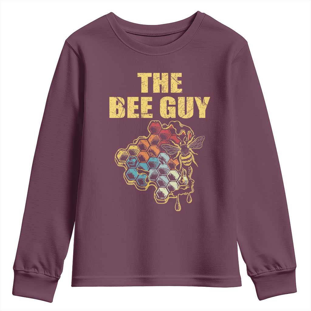Funny Beekeeper Youth Sweatshirt The Bee Guy Insect Animal Lover