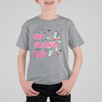 New Year New Challenges Same Great God T Shirt For Kid Christian New Year Eve - Wonder Print Shop