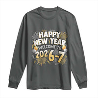 Funny 67 New Year Long Sleeve Shirt Happy New Year Welcome To 2026 7 - Wonder Print Shop