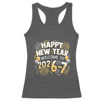 Funny 67 New Year Racerback Tank Top Happy New Year Welcome To 2026 7 - Wonder Print Shop