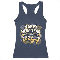 Funny 67 New Year Racerback Tank Top Happy New Year Welcome To 2026 7 - Wonder Print Shop