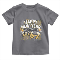 Funny 67 New Year Toddler T Shirt Happy New Year Welcome To 2026 7 - Wonder Print Shop
