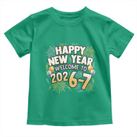 Funny 67 New Year Toddler T Shirt Happy New Year Welcome To 2026 7 - Wonder Print Shop