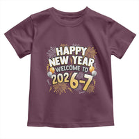 Funny 67 New Year Toddler T Shirt Happy New Year Welcome To 2026 7 - Wonder Print Shop