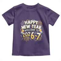 Funny 67 New Year Toddler T Shirt Happy New Year Welcome To 2026 7 - Wonder Print Shop