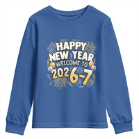 Funny 67 New Year Youth Sweatshirt Happy New Year Welcome To 2026 7 - Wonder Print Shop