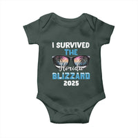 Funny I Survived The Florida Blizzarad Baby Onesie Snow Sunglasses