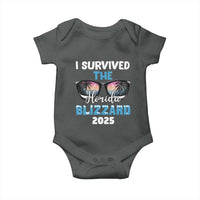 Funny I Survived The Florida Blizzarad Baby Onesie Snow Sunglasses