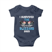 Funny I Survived The Florida Blizzarad Baby Onesie Snow Sunglasses