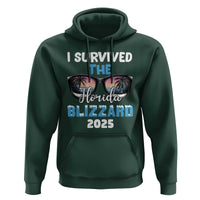 Funny I Survived The Florida Blizzarad Hoodie Snow Sunglasses