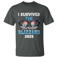 Funny I Survived The Florida Blizzarad T Shirt Snow Sunglasses
