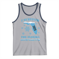 Funny I Survived The Florida Snowpocalypse 2025 Tank Top Snowflakes