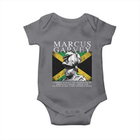 Marcus Garvey Quote Baby Onesie A People Without The Knowledge Of Their Past History Origin And Culture Jamaican Flag