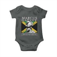 Marcus Garvey Quote Baby Onesie A People Without The Knowledge Of Their Past History Origin And Culture Jamaican Flag