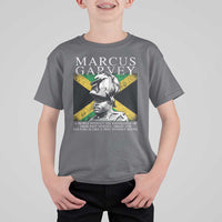 Marcus Garvey Quote T Shirt For Kid A People Without The Knowledge Of Their Past History Origin And Culture Jamaican Flag